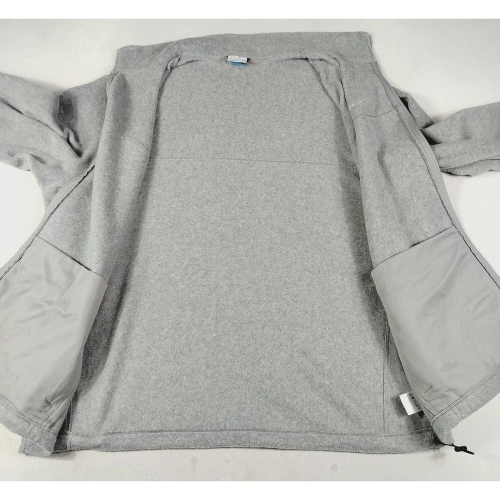 Columbia Jacket Mens 3XLT Gray Fleece Steen Moutain 2.0 Outdoor Hiking Gorpcore